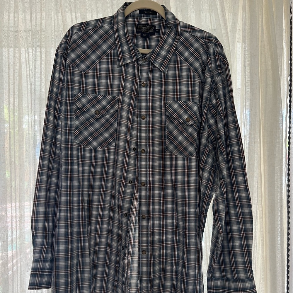 Pendleton plaid button down